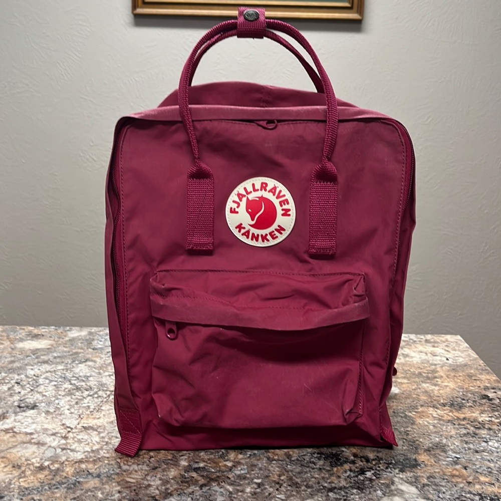 Fjallraven Kanken backpack.